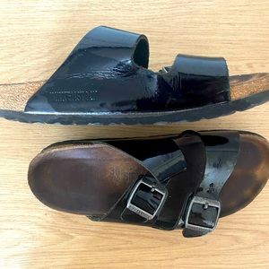 Patent leather Birkenstock